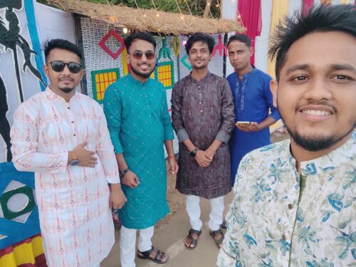 100% সুতির স্কিন প্রিন্টেড পাঞ্জাবি আড়ং কটন ফেব্রিক: মেটাল বাটনের সাথে স্টাইলিশ পাঞ্জাবি photo review