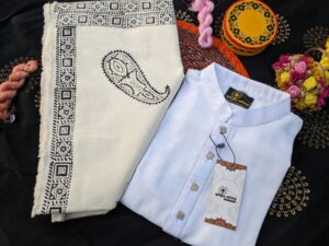 পাঞ্জাবি ও শাল কম্বো প্যাকেজ - Image 3