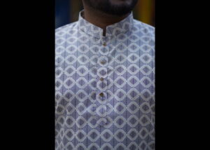 স্কিন প্রিন্ট পাঞ্জাবি ১০০% সুতি ফেব্রিক - Image 4