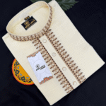 কুমিল্লার খাদি কাপড় দিয়ে তৈরি স্পেশাল  এম্বোডারি খাদি পাঞ্জাবি