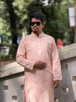 VK09 ভেজিটেবল খাদি পাঞ্জাবি গরমের উপযোগী - Image 4